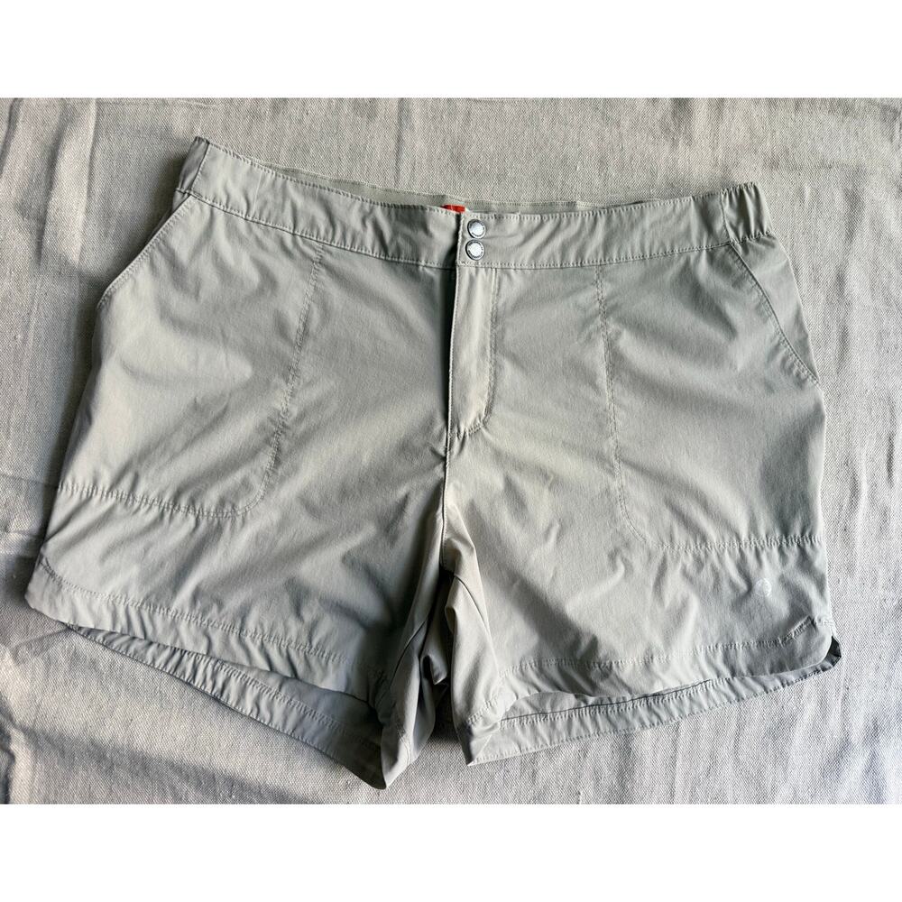 The American Outdoorsman Women’s Hiking Trail Shorts XL Gray Mid Rise Stretch 5” - Picture 8 of 8